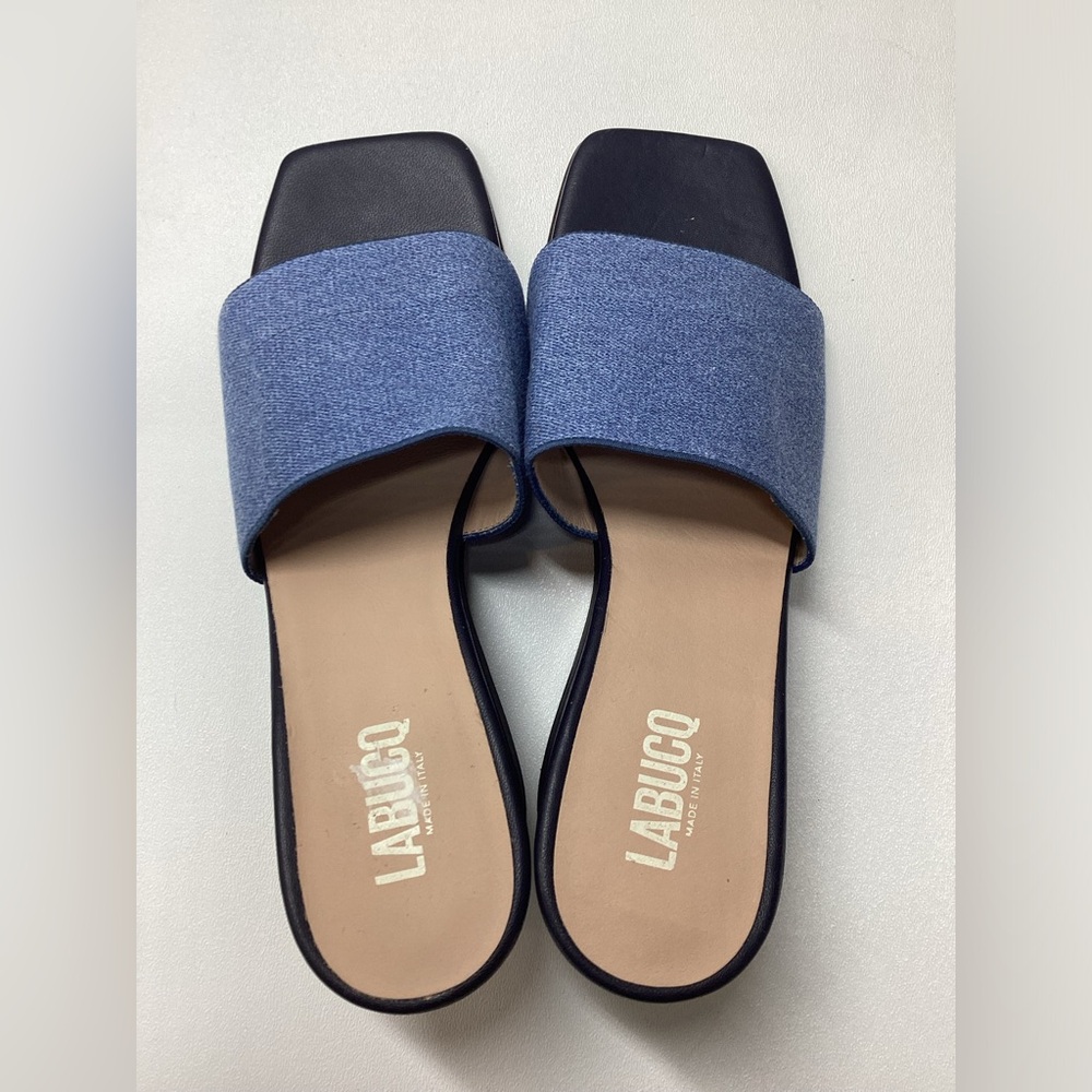 Labucq Stretch Denim Wedge Heels Size EU 39 - Picture 7 of 11